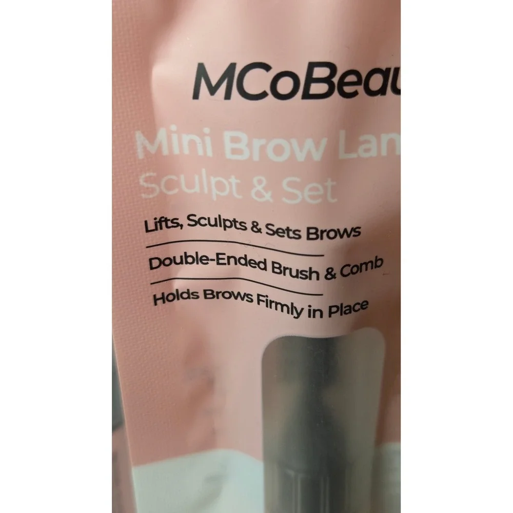 MCoBeauty Mini Brow Laminate Sculpt & Set Clear 3mL Lot of 2 New